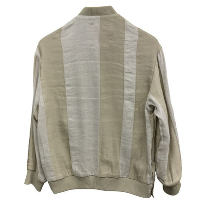 TELA9 テラ 麻混 ブルゾン アウター 秋 春 薄目 レディース 中古 KW1