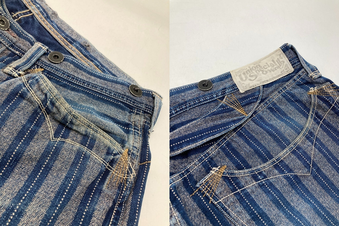 FREEWHEELERS フリーホイーラーズ BRAKEMAN OVERALLS ワークパンツ 中古 D4