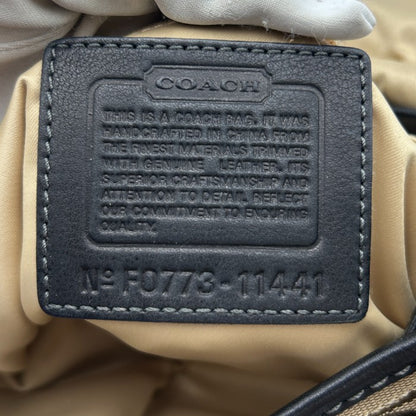 COACH コーチ ワンショルダー バッグ 11441 鞄 トート レザー キャンバス ミニソーホー 中古 W４