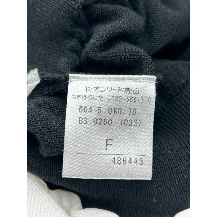 TOCCA トッカ ドッキング ワンピース ブラック ホワイト F アパレル レディース おしゃれ 夏 中古 W４