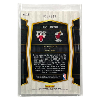 PANINI NBAカード SELECT PRIZM LUOL DENG CHICAGO BULLS MIAMI HEAT /149 #12 中古 IT2