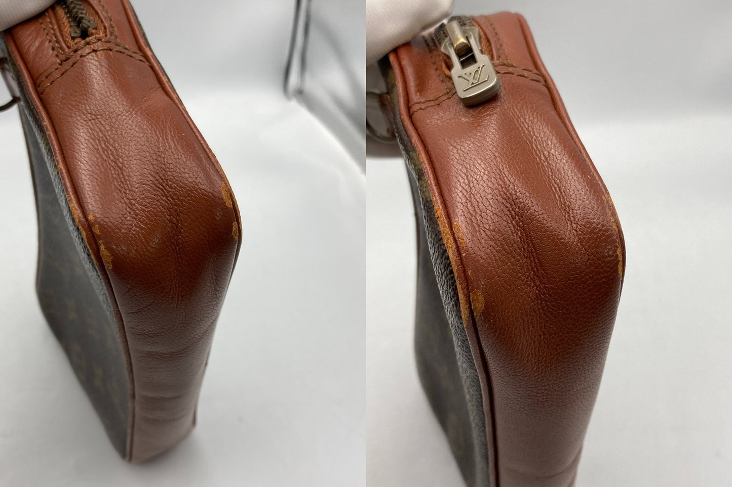 LOUIS VUITTON ルイヴィトン モノグラム 旧型 ポシェットマルリー バンドリエール M51828 中古 D4