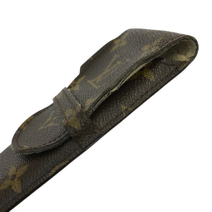 LOUIS VUITTON ルイヴィトン モノグラム エテュイ スティロ ペンケース ユニセックス フラップ ステーショナリー M62990 中古 T1
