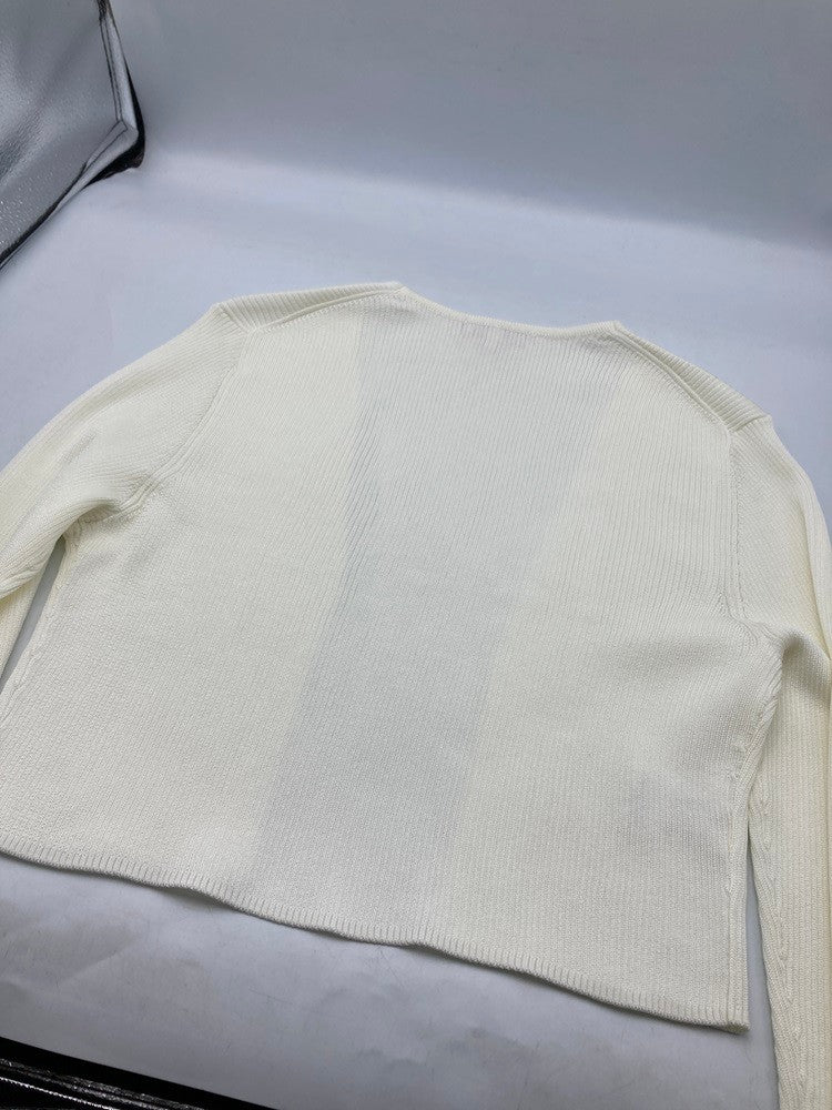 TOCCA トッカ エコファー付き ボレロ カーディガン 488445 サイズXS ホワイト 中古 D4