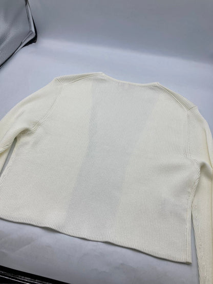 TOCCA トッカ エコファー付き ボレロ カーディガン 488445 サイズXS ホワイト 中古 D4