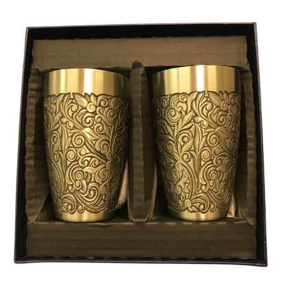 ROYAL SELANGOR ロイヤルセランゴール ピュータータンブラー ペア 中古 Y1