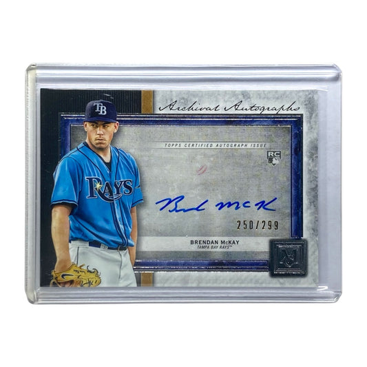 TOPPS MLBカード MUSEUM COLLECTION BRENDAN MCKAY RAYS 250/299 #AA-BM 中古 IT2