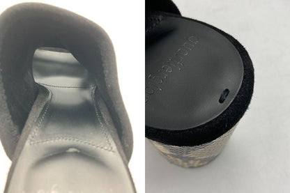 quartierglam カルチェグラム ミュール ブラック レディース サイズ38 中古 D4