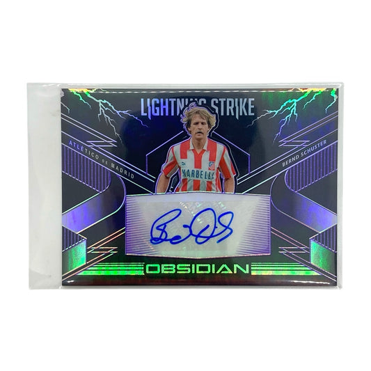 PANINI サッカーカード OBSIDIAN BERND SCHUSTER ATLETICO MADRID 27/75 #LS-BSC 中古 IT1
