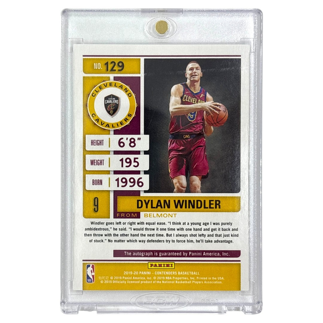 PANINI NBAカード CONTENDERS DYLAN WINDLER CLEVELAND CAVALIERS /25 #129 中古 IT1