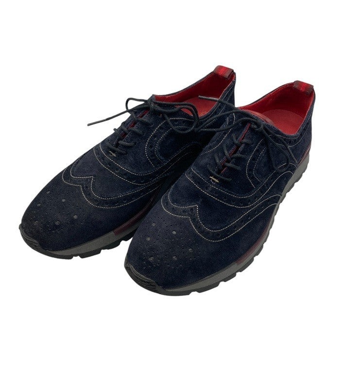 luis gonzalo ルイスゴンザロ ウイングチップ スエードシューズ 中古 D4