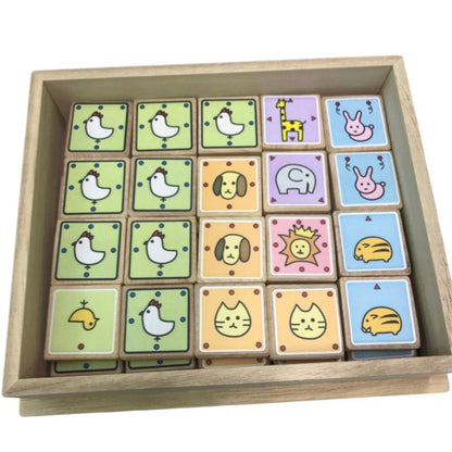 おおきな森のどうぶつしょうぎ 木製将棋セット 中古 Y1
