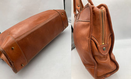 Felisi フェリージ オールレザー トートバッグ 12-39 ブラウン 中古 D4