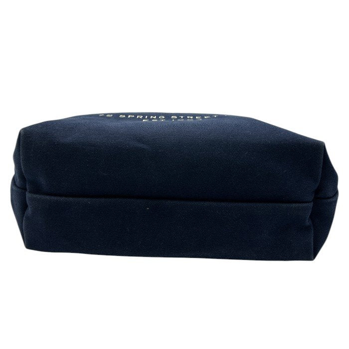 MARC JACOBS マークジェイコブス トートバッグ 鞄 キャンバス ネイビー かわいい 中古 W４