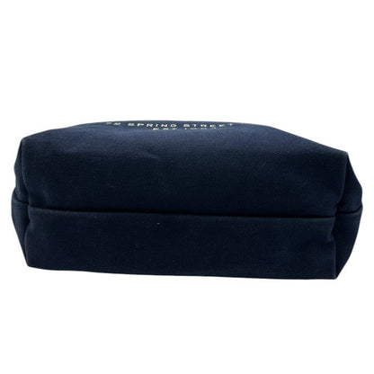 MARC JACOBS マークジェイコブス トートバッグ 鞄 キャンバス ネイビー かわいい 中古 W４