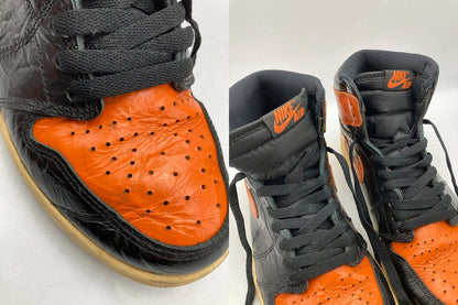 NIKE AIR JORDAN 1 RETRO HIGH OG ナイキ エアジョーダン I レトロ ハイ シャッタード バックボード 555088-028 スニーカー サイズ27.5cm 中古 D4