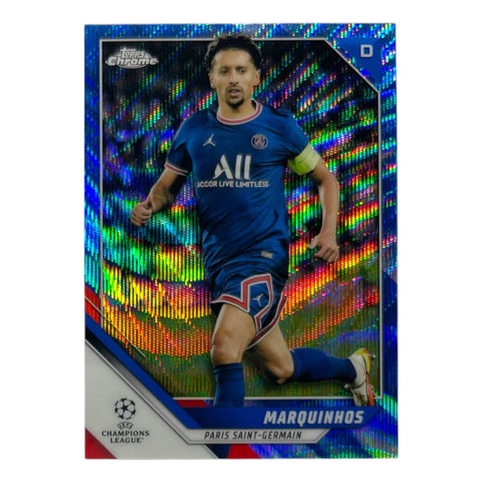 TOPPS サッカーカード CHROME MARQUINHOS PARIS SAINT-GERMAIN /75 #144 中古 IT2