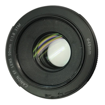 Canon EF 50mm F1.8 STM レンズ ブラック 単焦点 AF/MF 軽量 コンパクト 中古 T1