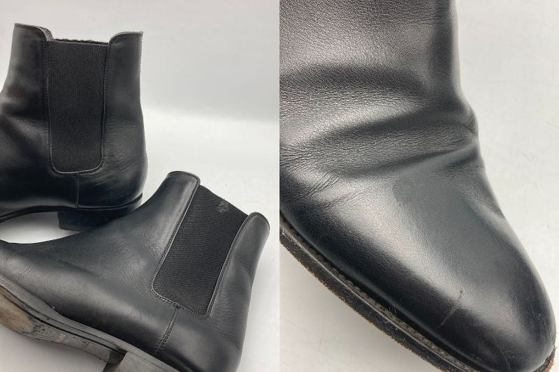 YVES SAINT LAURENT イヴサンローラン サイドゴア ブーツ 634195 サイズ40 メンズ 中古 D4