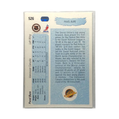 UPPER DECK NHLカード YOUNG GUNS PAVEL BURE CANUCKS #526 中古 IT2