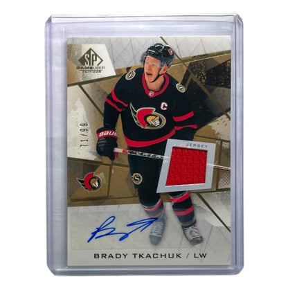 UPPER DECK NHLカード SP GAME USED BRADY TKACHUK OTTAWA SENATORS /99 #25 中古 IT2