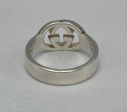 GUCCI グッチ インターロッキングG ブリットリング シルバー925 サイズ14.5号 中古 D4