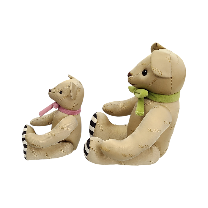 MaxMara  マックスマーラ オリジナル テディベア ペア クマ ぬいぐるみ 2体セット ベージュ 中古 T1