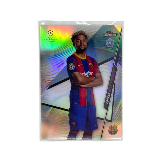 TOPPS サッカーカード FINEST REFRACTOR KONRAD DE LA FUENTE BARCELONA #44 中古 IT1