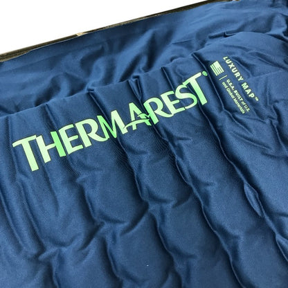 THERMAREST サーマレスト LuxuryMap L ラグジュアリーマップ マットレス 4シーズン アウトドア ポリエステル ネイビー 中古 T1