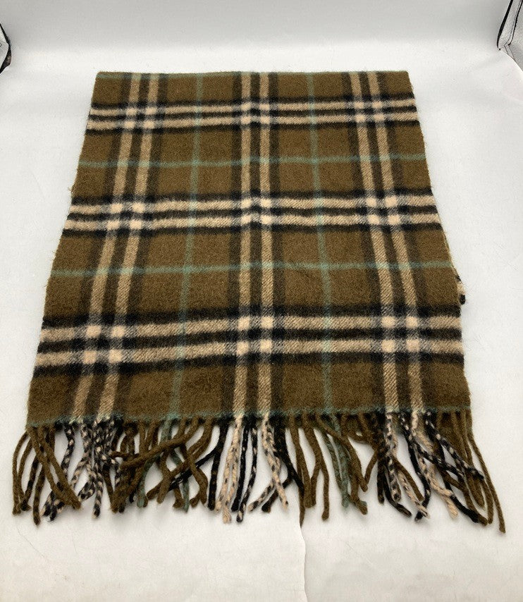 Burberrys バーバリーズ カシミヤ100％ マフラー イングランド製 中古 D4