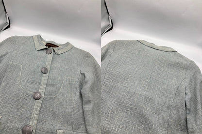 LOUIS VUITTON ルイヴィトン ツイードジャケット レディース サイズ38 中古 D4