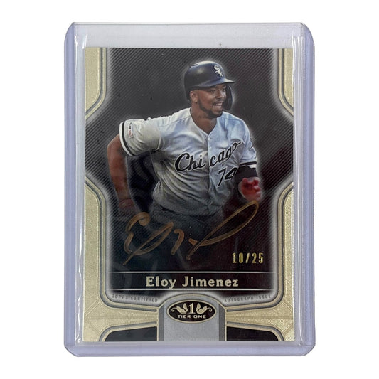 TOPPS MLBカード TIER ONE ELOY JIMENEZ CHICAGO WHITE SOX 10/25 #BOA-EJ 中古 IT1