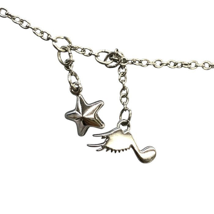 SWAROVSKI スワロフスキー ハローキティ ネックレス レディース 星形 スター Hello Kitty ペンダント シルバーカラー 中古 T1