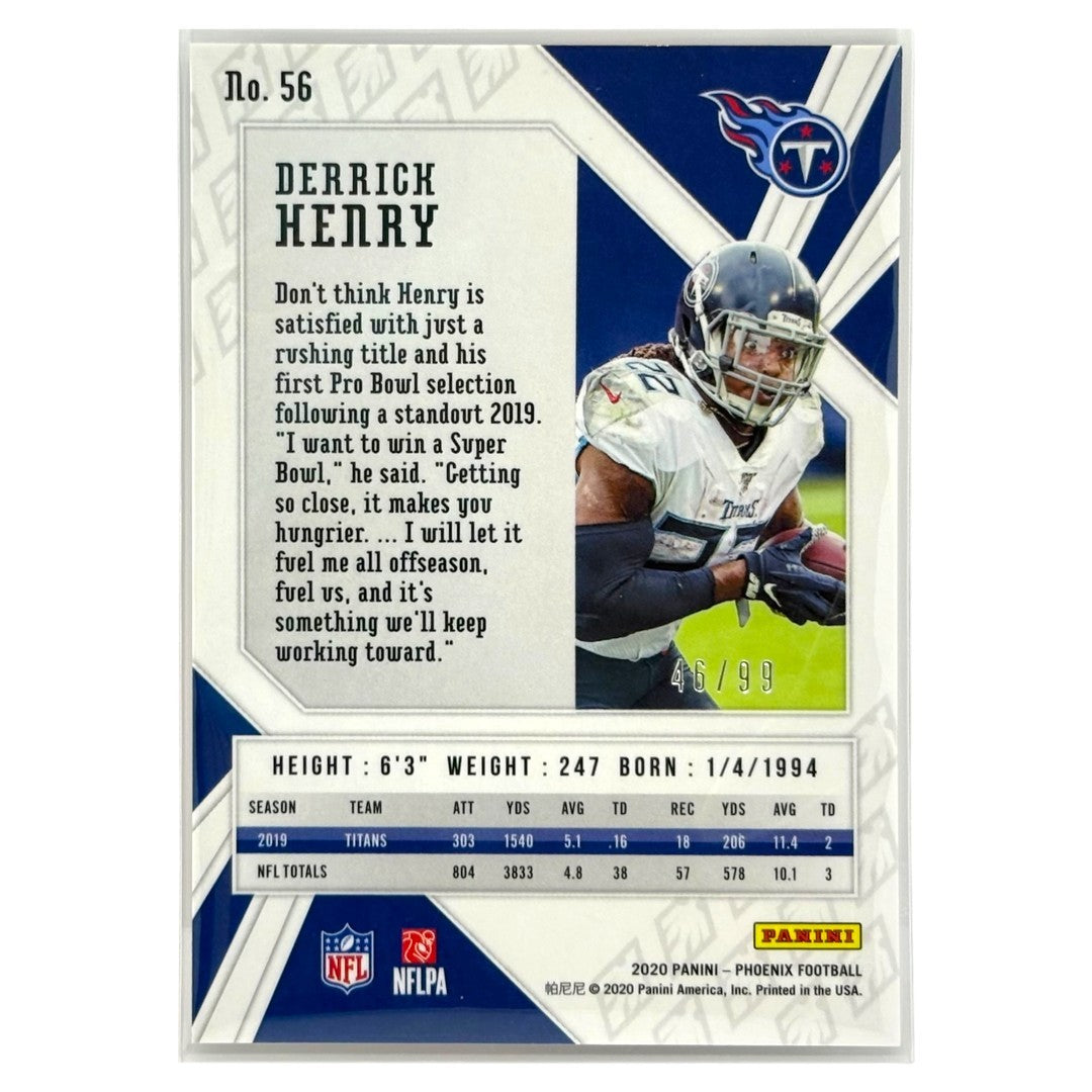 PANINI NFLカード PHOENIX DERRICK HENRY TENNESSEE TITANS /99 #56 中古 IT1