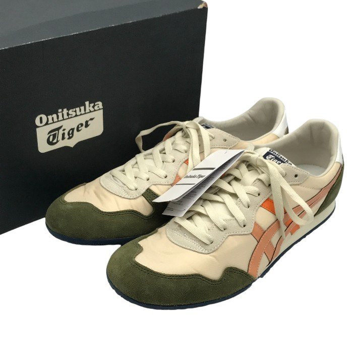 オニツカタイガー SERRANO スニーカー メンズ ローカット セラーノ COZY PINK/MIKAN ORANGE 28.5cm 中古 T1