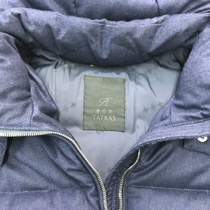 TATRAS タトラス DOMIZIANO ダウンジャケット メンズ ウール フーディ ドミッツィアーノ ネイビー 01サイズ MTAT20A4289-D 中古 T1