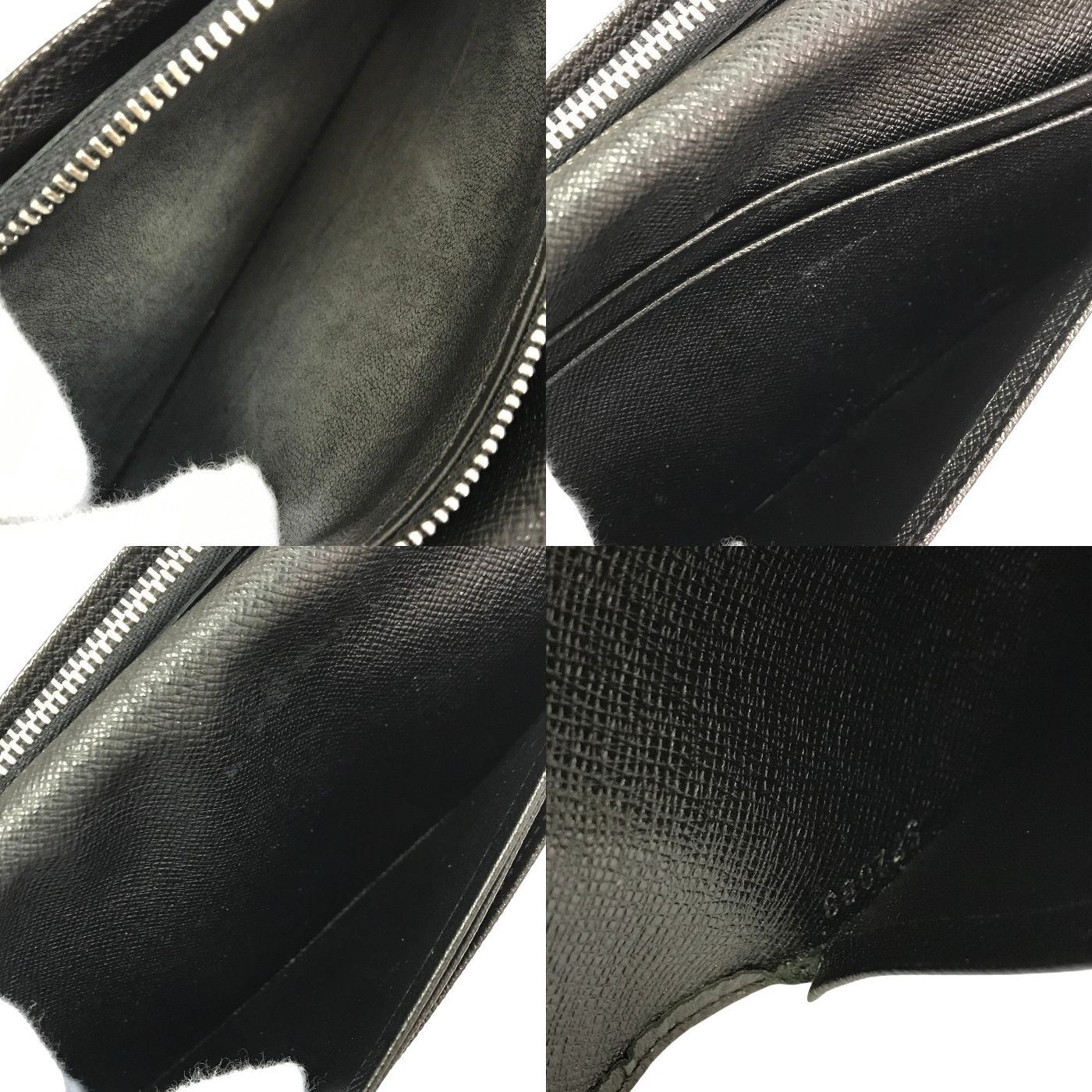 LOUIS VUITTON ルイヴィトン タイガ ポルトフォイユ・ブラザ 長財布 メンズ 2つ折り 旧型 小銭入れあり ブラック M30501 中古 T1