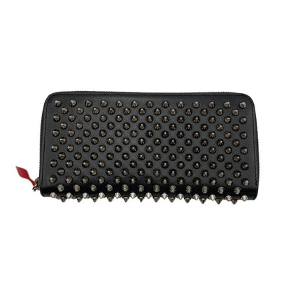 クリスチャンルブタン Christian louboutin パネトーネ スパイク ラウンドファスナー長財布 1175099 中古 D4