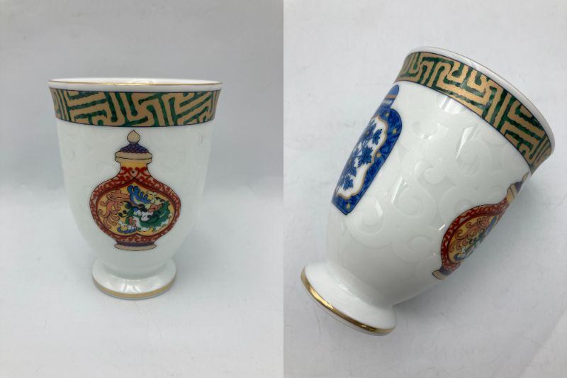 MAEBATA 前畑陶器 China Seas チャイニーズボトル ドリンクパーティーS 中古 D4