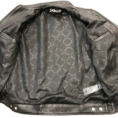 Schott ショット トラッカージャケット メンズ ラムレザー シングル 羊革 ブラック Sサイズ 3121034 中古 T1