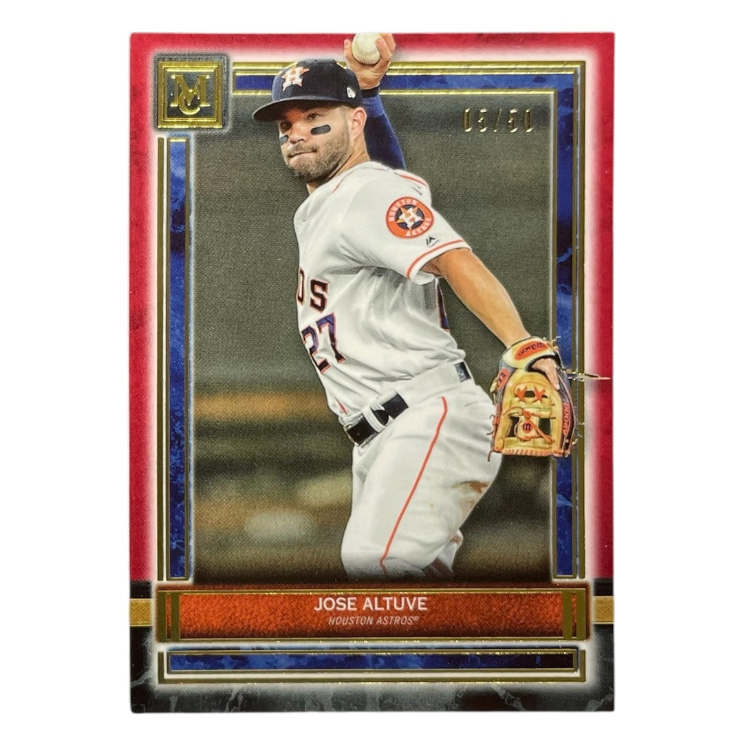 TOPPS MLBカード MUSEUM COLLECTION JOSE ALTUVE HOUSTON ASTROS /50 #97 中古 IT2
