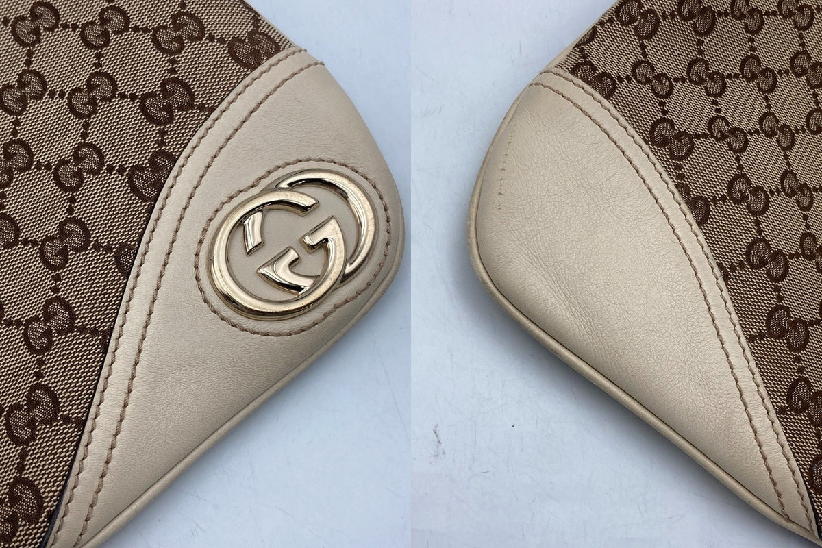 GUCCI グッチ GGキャンバス ワンショルダーバッグ 169947 中古 D4