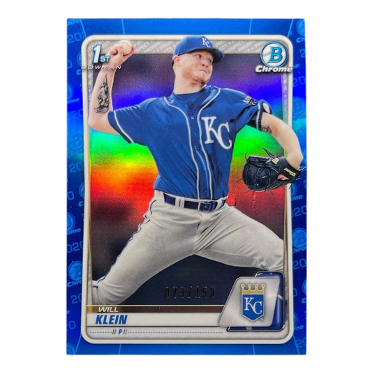 TOPPS MLBカード BOWMAN CHROME 1ST WILL KLEIN KANSAS CITY ROYALS /150 #BD-157 中古 IT2