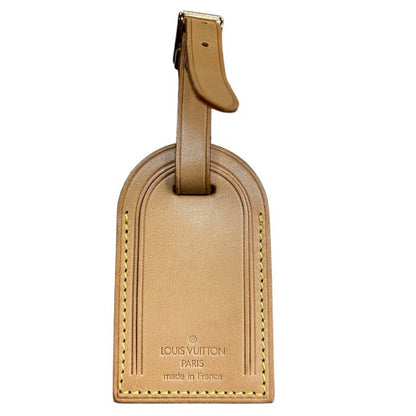 LOUIS VUITTON ルイヴィトン ネームタグ ラゲッジタグ ブランド レディース メンズ ヌメ革 レザー 中古 W４