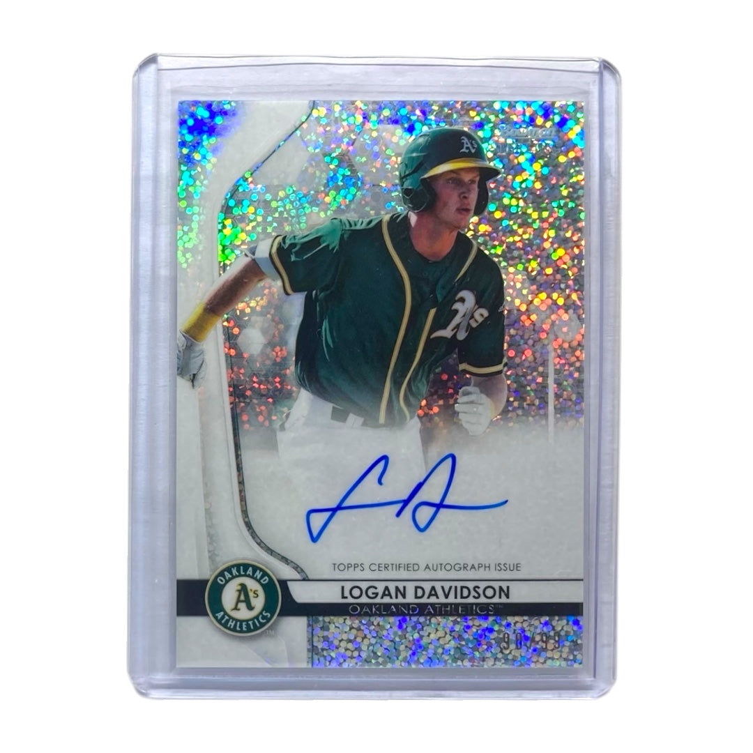 TOPPS MLBカード BOWMAN STERLING LOGAN DAVIDSON OAKLAND ATHLETICS /99 #BSPA-LD 中古 IT2