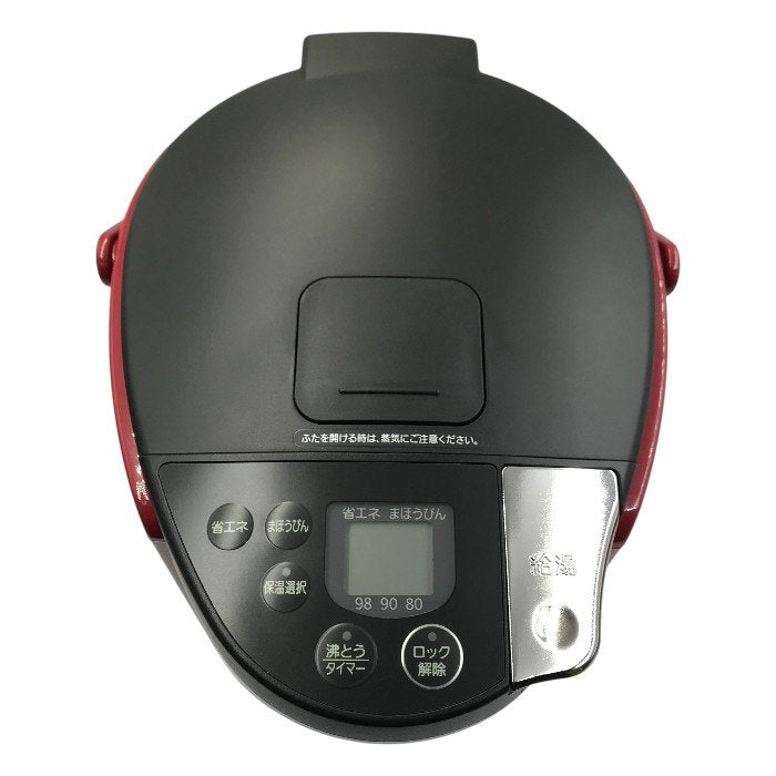 TIGER タイガー魔法瓶 電気ポット レッド 3.0L VE 電気まほうびん とく子さん 節電 保温 ポット PIP-A300-R 中古 T1