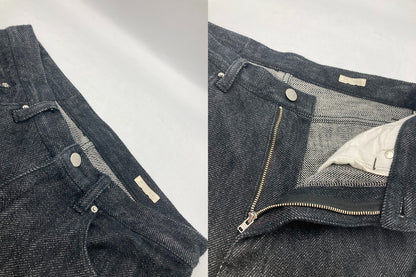 LIDNM リドム XX SLUB BAGGY DENIM パンツ lm24ss10567 サイズM 中古 D4