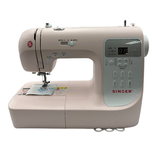 未使用品 SINGER シンガー コンピューターミシン SN777αlll ピンク ミシン 家庭用 アルファベット 数字 中古 Ｗ４