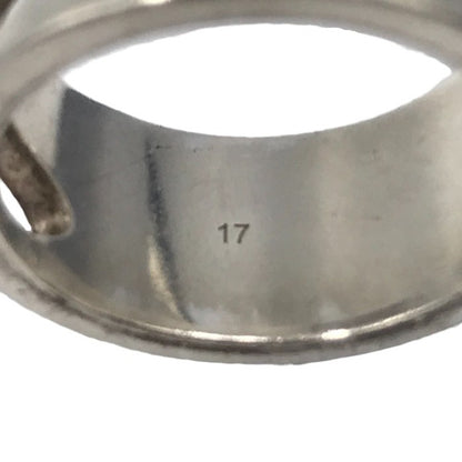 GUCCI グッチ リング メンズ シルバー925 Gモチーフ フラット AG カットアウト 16号 中古 T1