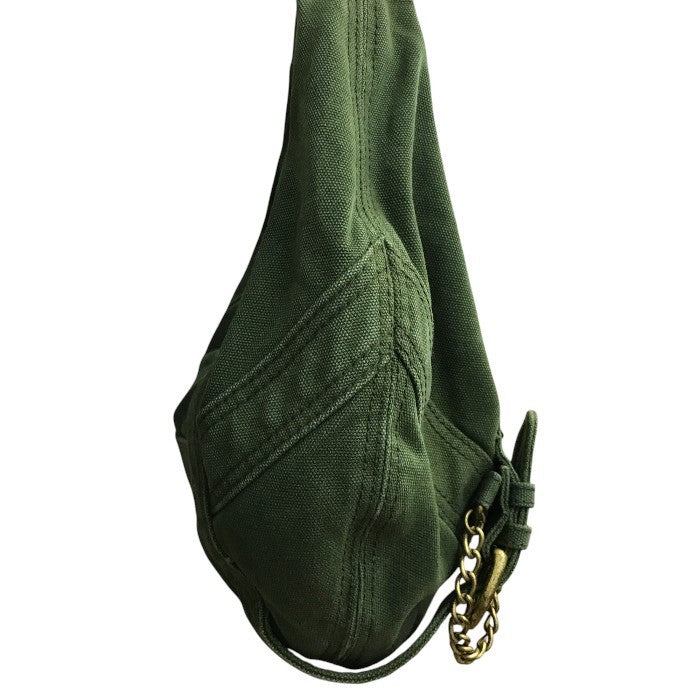 DIESEL ディーゼル ショルダーバッグ  ユニセックス オールシーズン キャンバス グリーン 中古 N1